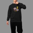 Moletom Gola Careca Basico Masculino Streetwear Moda De Rua Confortável Inverno Blusa De Frio Dados