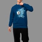 Moletom Gola Careca Basico Masculino Streetwear Moda De Rua Confortável Inverno Blusa De Frio Fut Red