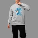 Moletom Gola Careca Basico Masculino Streetwear Moda De Rua Confortável Inverno Blusa De Frio Fut Red