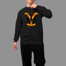 Moletom Gola Careca Basico Moda Country Tecido Macio Yellow Stone