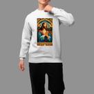 Moletom Gola Careca Basico Moda De Religioso Confortável Tecido Macio Quadro Jesus