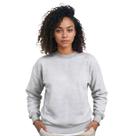 Moletom Gola Careca Feminino Algodão Liso Casual Inverno