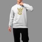 Moletom Gola Careca Religioso Casual Inverno Blusa De Frio Santa