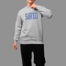 Moletom Gola Careca Religioso Casual Moda Religioso Inverno Blusa De Frio Saved
