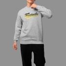 Moletom Gola Careca Streetwear Basico Moda De Rua Confortável Inverno Blusa De Frio Tecido Macio Fentastic