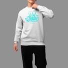 Moletom Gola Careca Streetwear Basico Moda De Rua Tecido Macio Malibu