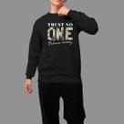 Moletom Gola Careca Streetwear Moda De Rua Inverno Blusa De Frio Trust