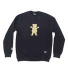 Moletom Grizzly Careca OG Bear Crewneck Preto Moletom Grizzly Careca OG Bear Crewneck Preto