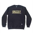 Moletom Grizzly Og Stamp Crewneck Careca - Preto e Dourado Moletom Grizzly Og Stamp Crewneck Careca - Preto e Dourado
