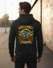 Moletom Guns N Roses Brasil Rock Masculino Estampa Costas