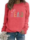 Moletom GVABRLN Reading Book Let's Read Graphic para mulheres