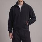 Moletom Half Zíper Canguru Masculino Gola Alta Casual Streetwear Confortável Inverno Old Money Tendê Moletom Half Zíper Canguru Masculino Gola Alta Casual Streetwear Confortável Inverno Old Money Tendê