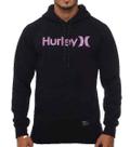 Moletom Hurley Canguru Capuz o Solid Masculino Preto