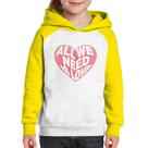 Moletom Infantil All We Need Is Love - Foca na Moda