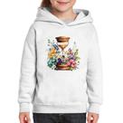 Moletom Infantil Ampulheta Floral - Foca na Moda