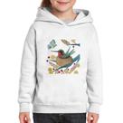 Moletom Infantil Beija Flor No Ninho - Foca na Moda