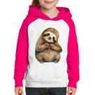 Moletom Infantil Bicho Preguiça Coração - Foca na Moda