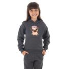 Moletom Infantil Canguru Menina Dog Pug Benellys