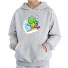 Moletom Infantil Canguru Menino Estampa Tartaruga Surf