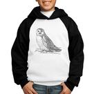 Moletom Infantil Coruja Traços - Foca na Moda