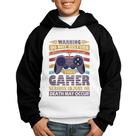 Moletom Infantil Do Not Disturb This Gamer - Foca na Moda
