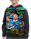 Moletom Infantil Dragon Ball Goku Shenlong Esfera Do Dragão