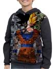 Moletom Infantil Dragon Ball Goku Super Sayajin Full Print Moletom Infantil Dragon Ball Goku Super Sayajin Full Print