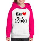 Moletom Infantil Eu Amo Bicicleta - Foca na Moda Moletom Infantil Eu Amo Bicicleta - Foca na Moda
