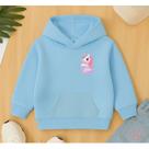 Moletom Infantil Feminino Canguru Estampa Unicornio No Bolsinho Fofo Lindo Minimalista Agasalho
