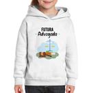 Moletom Infantil Futura Advogada - Foca na Moda Moletom Infantil Futura Advogada - Foca na Moda
