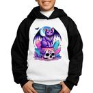 Moletom Infantil Gato Gótico Arte - Foca na Moda