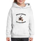 Moletom Infantil Hello coffee my old friend - Foca na Moda Moletom Infantil Hello coffee my old friend - Foca na Moda