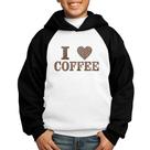 Moletom Infantil I Love Coffee - Foca na Moda Moletom Infantil I Love Coffee - Foca na Moda