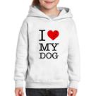 Moletom Infantil I love My Dog - Foca na Moda