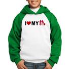 Moletom Infantil I Love My Shoes - Foca na Moda