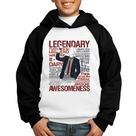 Moletom Infantil Legendary Awesomeness - Foca na Moda