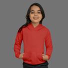 Moletom Infantil Liso Especial Canguru Mb Sport Vermelho