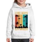 Moletom Infantil Long Beach Los Angeles - Foca na Moda Moletom Infantil Long Beach Los Angeles - Foca na Moda