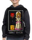 Moletom Infantil Mario Princesa Peach Game Over