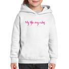 Moletom Infantil My Life My Rules - Foca na Moda