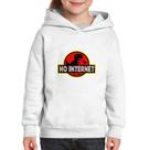 Moletom Infantil No internet - Foca na Moda