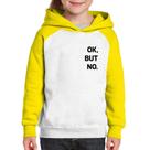 Moletom Infantil Ok, but no. - Foca na Moda Moletom Infantil Ok, but no. - Foca na Moda