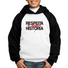 Moletom Infantil Respeita a minha História - Foca na Moda