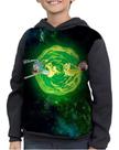 Moletom Infantil Rick And Morty Gun Portal Arma De Portal
