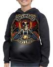 Moletom Infantil Rock And Ride Motoqueiros Miroteiros