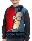 Moletom Infantil Senhor Bunda Cagada Rick And Morty Ooh Wee