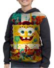 Moletom Infantil Spongebob Bob Esponja Calça Quadrada