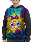 Moletom Infantil The Simpsons Maggie Simpson Psicodélico