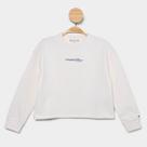 Moletom Infantil Tommy Hilfiger Glossy Crew Menina