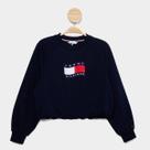 Moletom Infantil Tommy Hilfiger Wave Flag Crewneck Menino